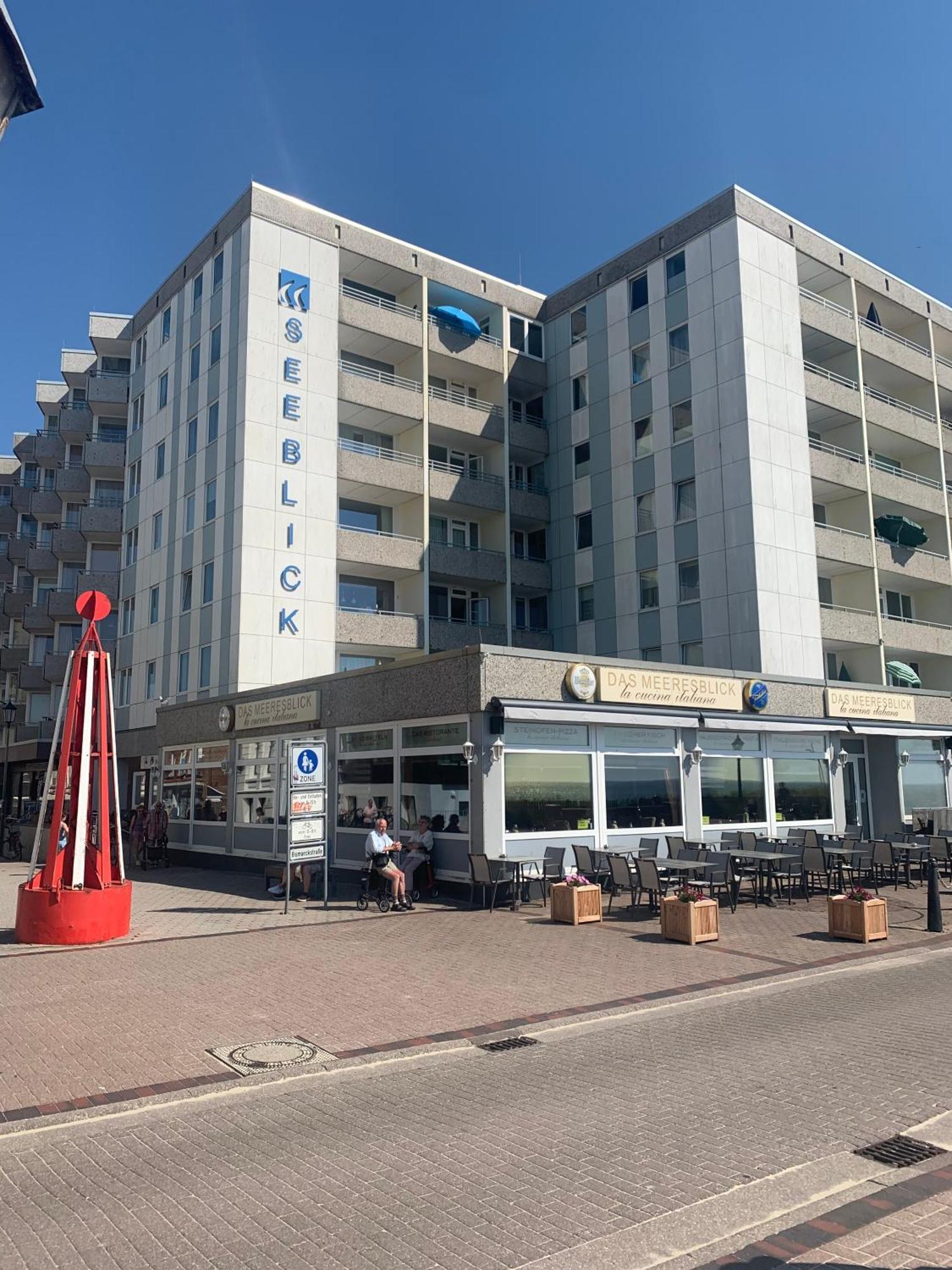 Strandblick Im Haus Seeblick Bismarckstrasse Borkum Exterior foto